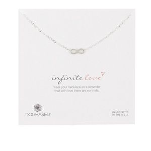 Dogeared Infinity silver necklace